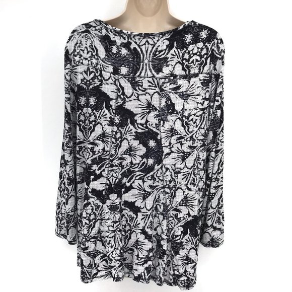 Chico’s Zenergy Stretchy Floral Print Blouse M - Picture 4 of 7